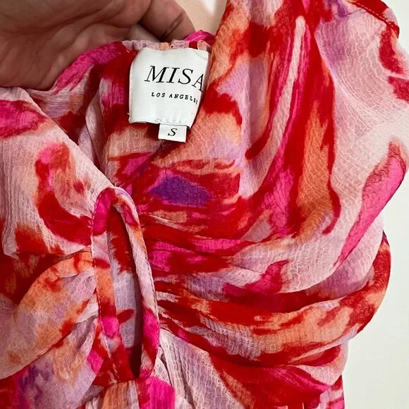 MISA Los Angeles Indira Floral Sleeveless Romper, S - Picture 10 of 11